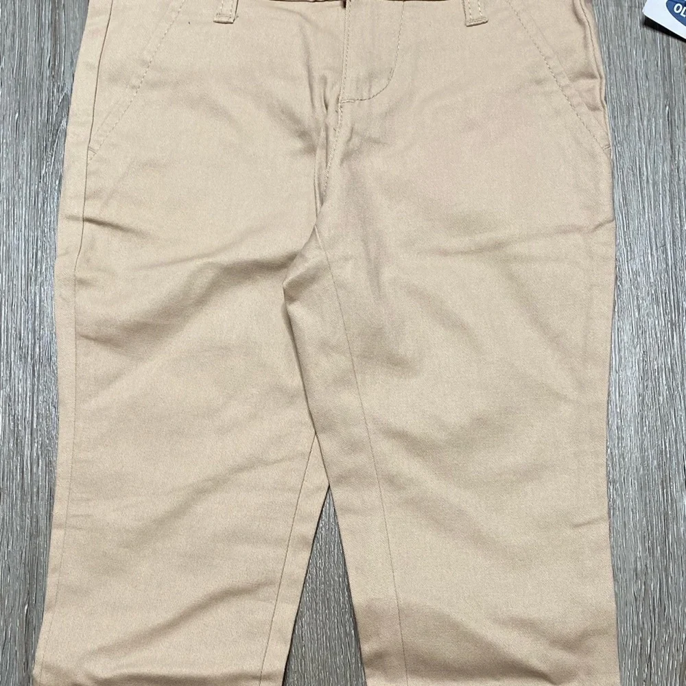 Old Navy Girl School Uniform Kaki Stretch Skinny Adjustable Waist Pants Size 6